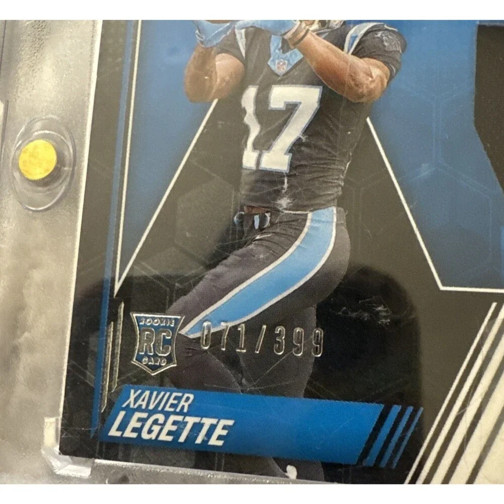 2024 Panini Zenith - Rookie Patch Auto Xavier Legette #071/399 (AU, MEM, RC)